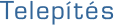 telepites